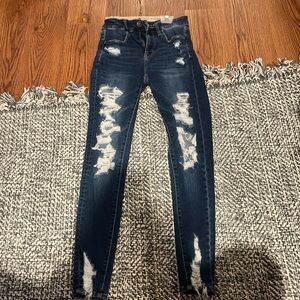 american eagle skinny jeans ripped